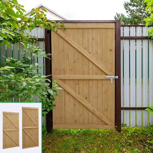 Heavy duty wooden gate garden - ,