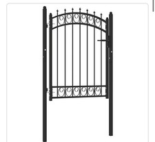 Fence Gate with Spikes Steel