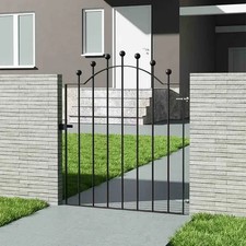Black Metal Garden Gate -