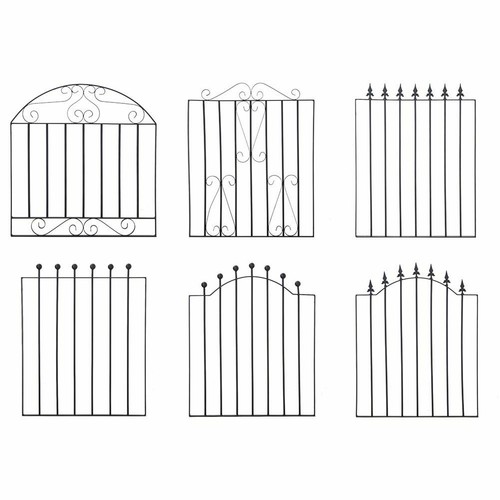 Pedestrian garden gate - pedestrian, wrought