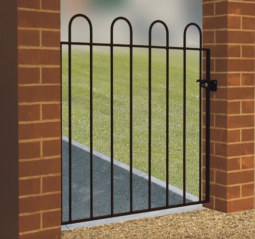 Hoop top garden gate - hoop,