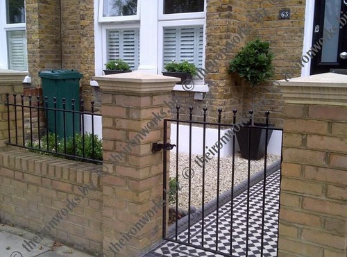 Wrought iron metal garden - wrought,